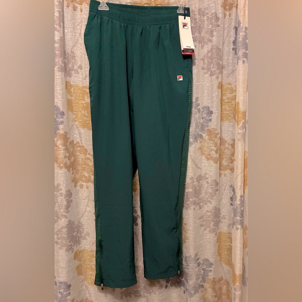 Fila Dark Green Tennis Pants